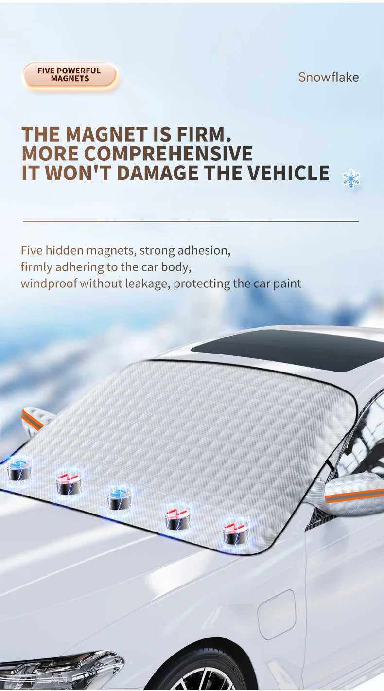 Sunshade Cover Car Windshield Snow Sun Shade Waterproof Protector Cover Car Front Windscreen Cover