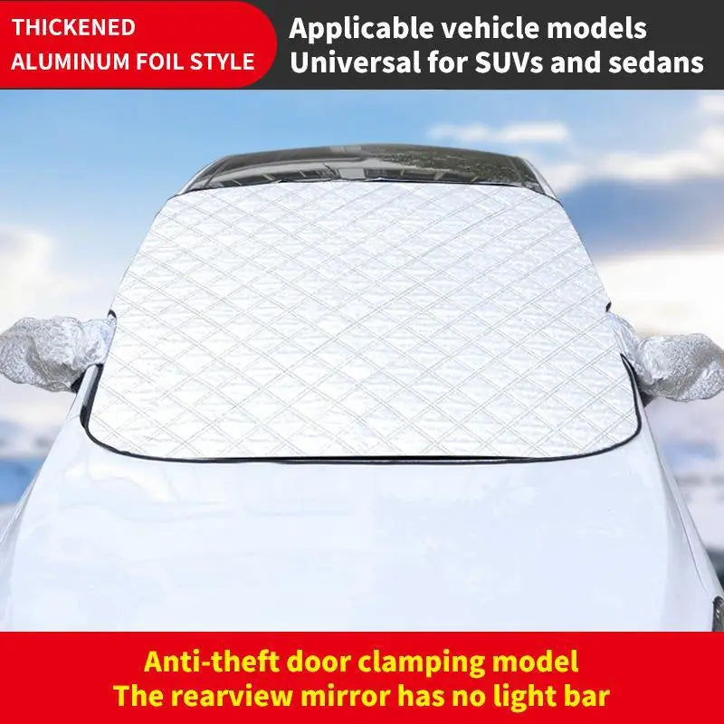 Sunshade Cover Car Windshield Snow Sun Shade Waterproof Protector Cover Car Front Windscreen Cover