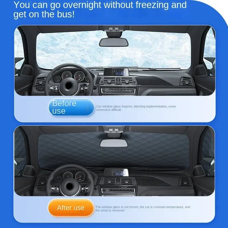 WeatherShield™ Magnetic Windshield Cover - No More Frozen Mornings